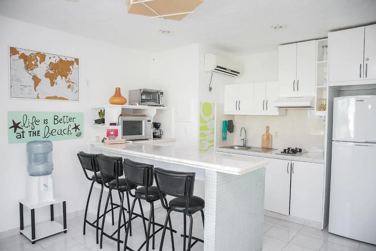 Apartment On The Beach With Terrace Ocean View, Brisas Cancun 01 By Beach & Ocean Apartments